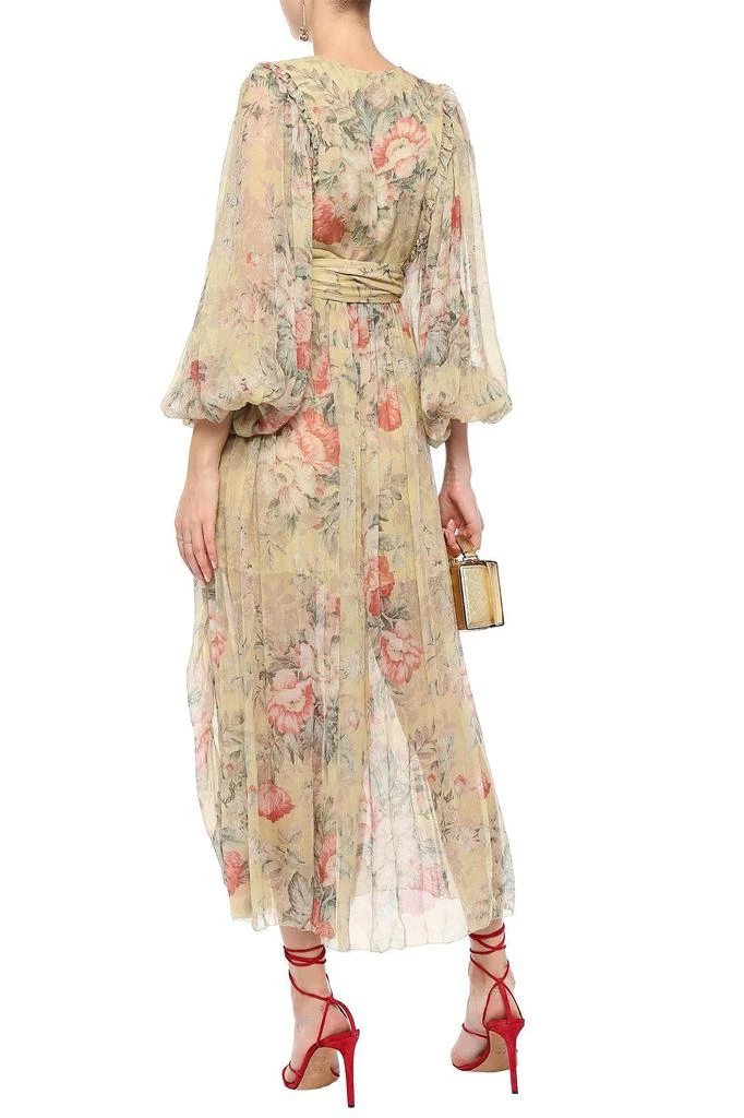 商品Zimmermann|Floral-print silk-georgette midi wrap dress,价格¥4312,第3张图片详细描述