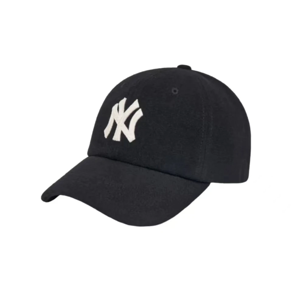 商品MLB|【享贝家】（国内现货-QD） MLB 简约纯色刺绣Logo棒球帽 休闲遮阳鸭舌帽 男女同款 黑色 3ACPW0126-50BKS,价格¥226,第1张图片