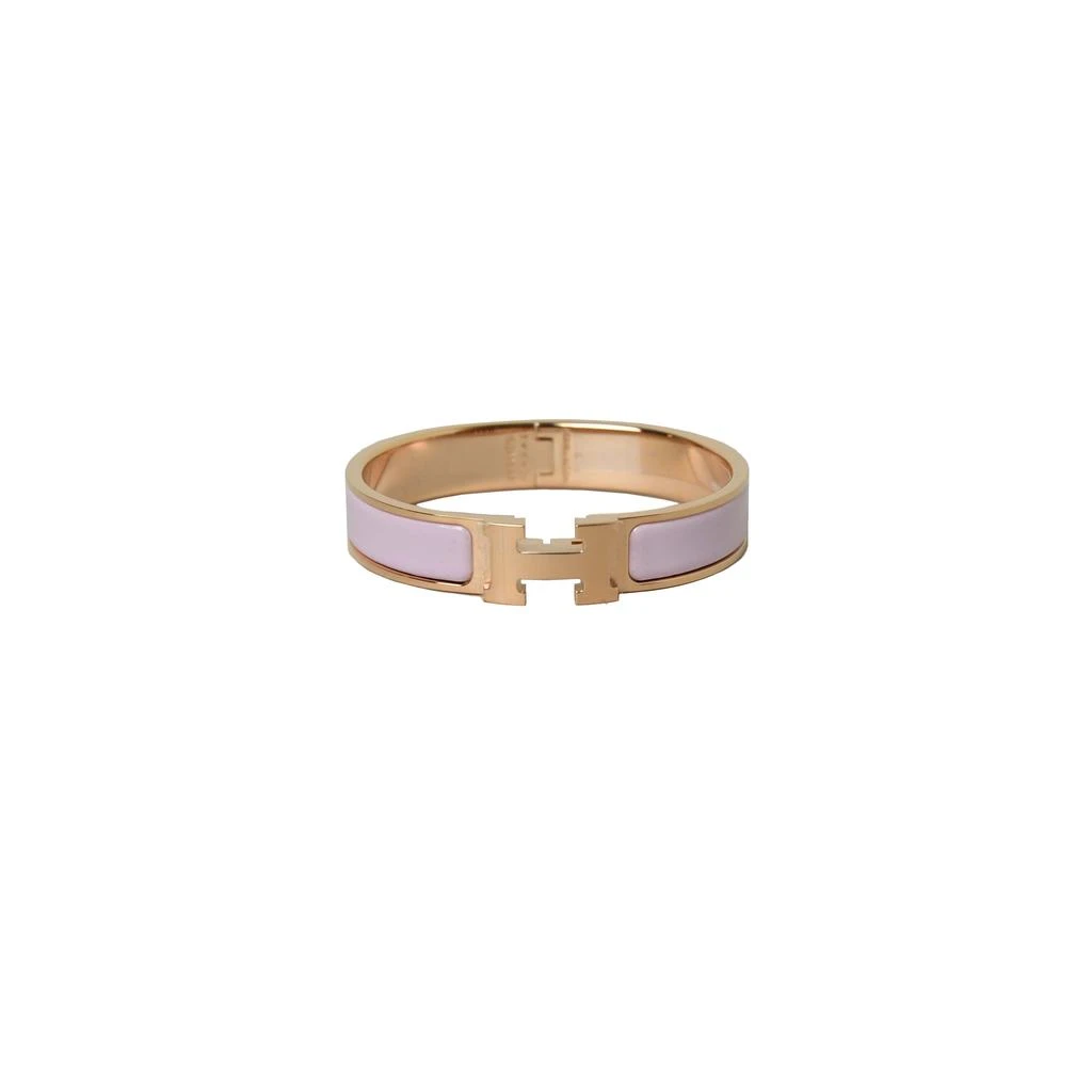 商品Hermes|Hermes H Clic Bracelet Rose Gold Hardware Light Pink,价格¥5635,第1张图片