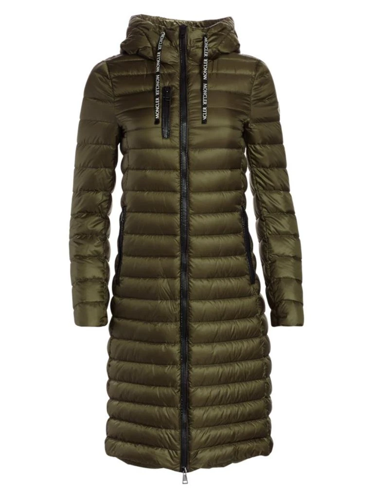 商品Moncler|Suvette X Long Quilted Down Jacket,价格¥6321,第1张图片