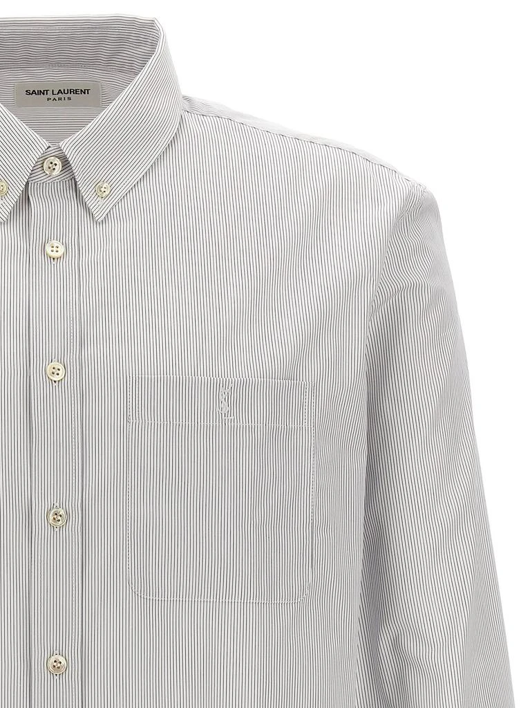 商品Yves Saint Laurent|Cassandre Two-tone Shirt,价格¥3565,第3张图片详细描述