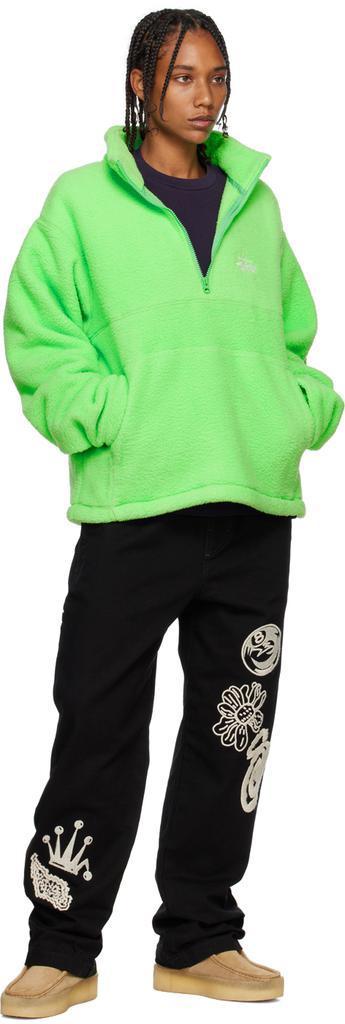 商品STUSSY|Green Embroidered Sweatshirt,价格¥1188,第6张图片详细描述