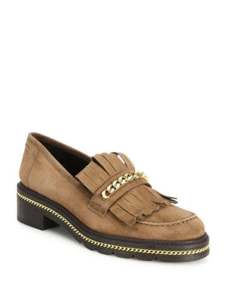 Chain & Suede Kilt Loafers 商品