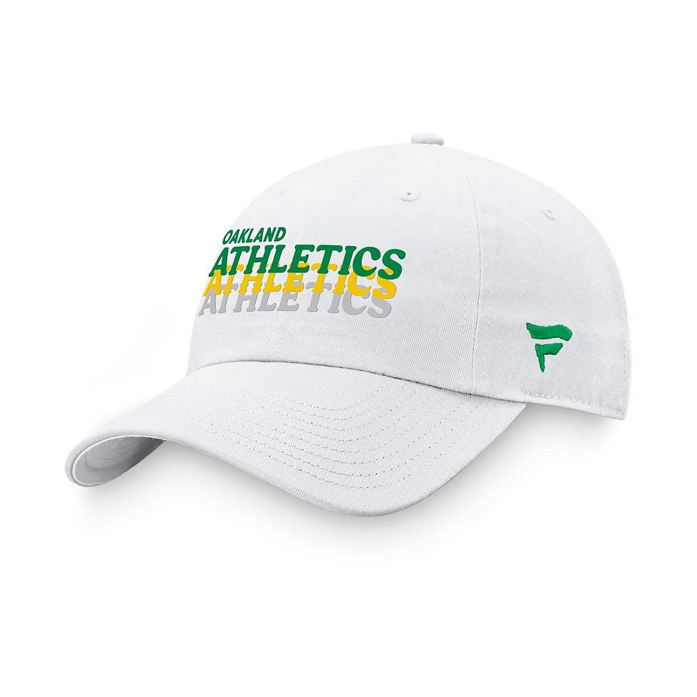 商品Fanatics|Women's Branded White Oakland Athletics True Classics Gradient Adjustable Hat,价格¥182,第2张图片详细描述