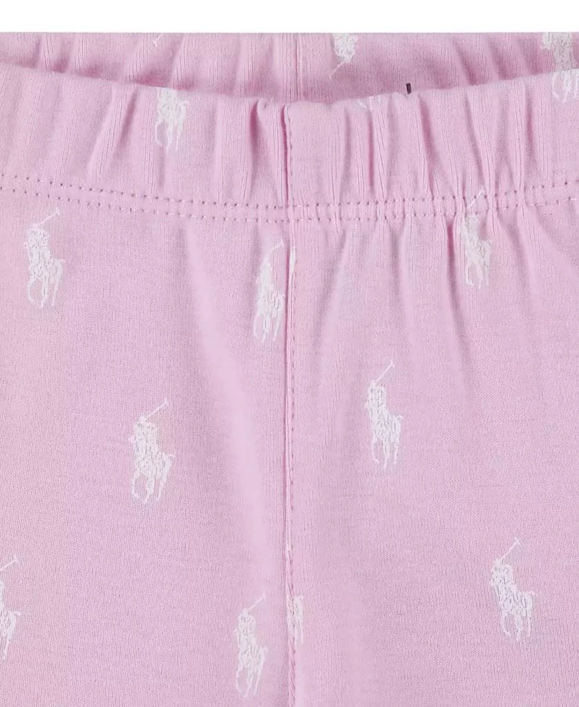 商品Ralph Lauren|Girls Toddler 2T-4T 2-Piece Long-Sleeve T-Shirt and Pants Pajama Set,价格¥365,第4张图片详细描述