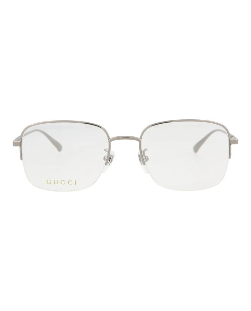 商品Gucci|Square-Frame Metal Optical Frames,价格¥902,第1张图片