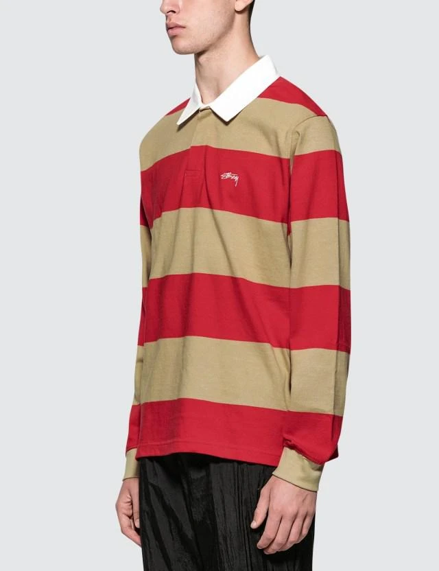 商品STUSSY|Ralphie Stirpe L/S Rugby,价格¥540,第2张图片详细描述