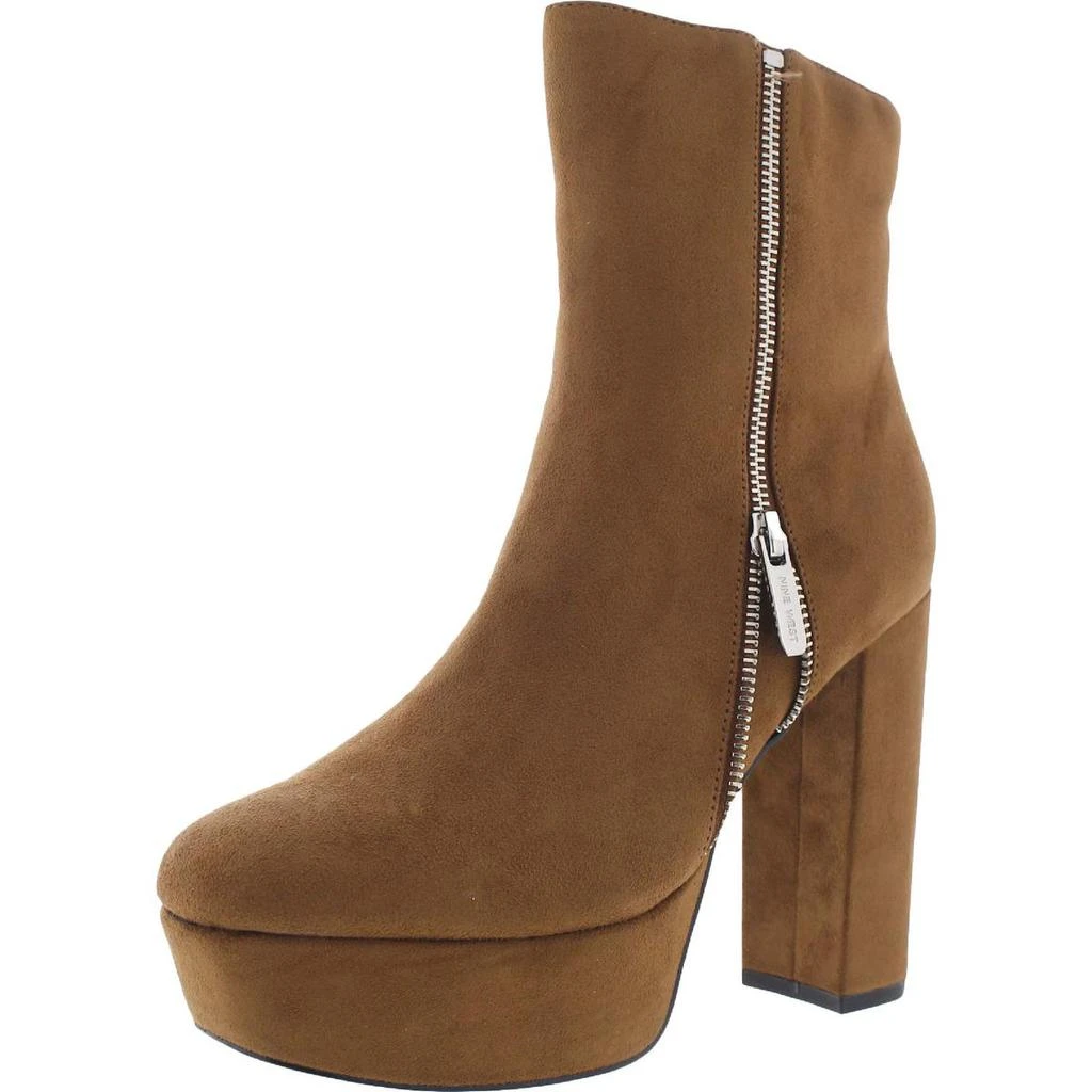 商品Nine West|Nine West Womens Kerri 2 Faux Suede Platform Ankle Boots,价格¥214,第1张图片