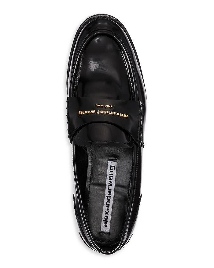 商品Alexander Wang|Women's Carter Logo Loafer Flats,价格¥2596,第3张图片详细描述