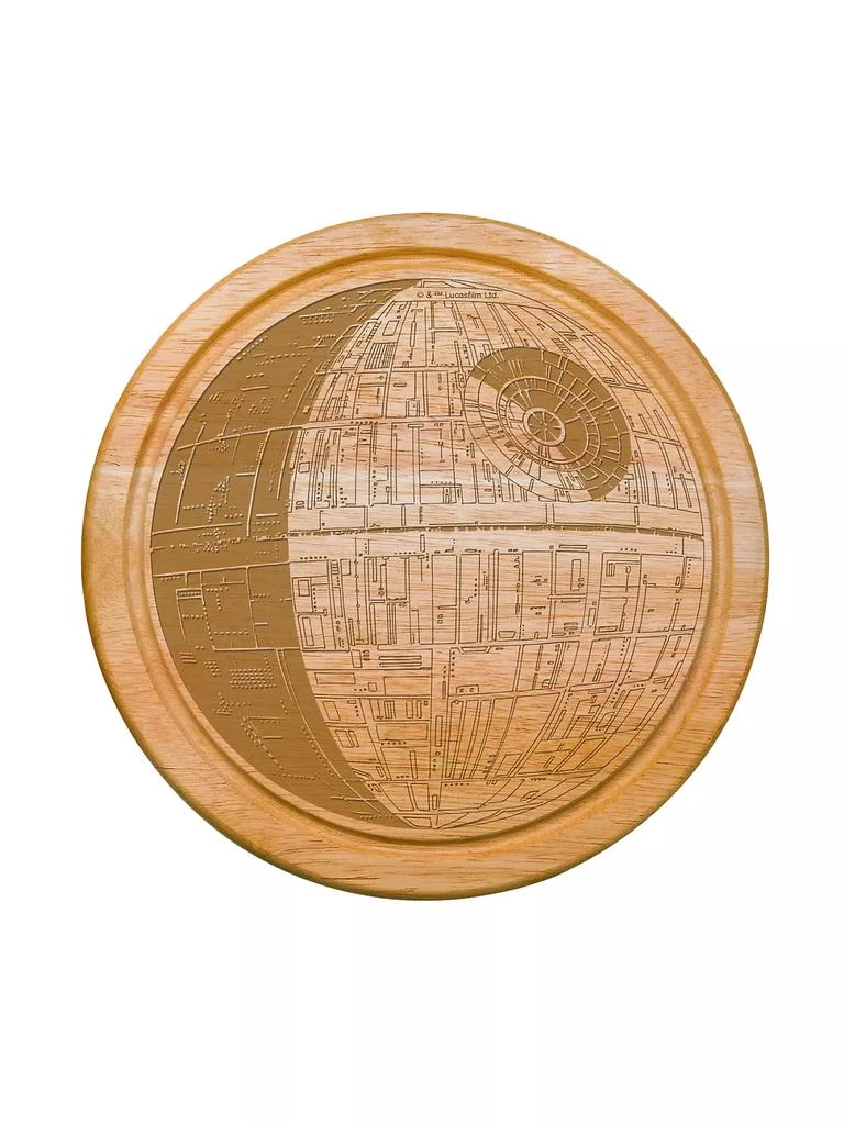 商品Picnic Time|Star Wars Death Star Circo Cheese Cutting Board & Tools 5-Piece Set,价格¥425,第2张图片详细描述