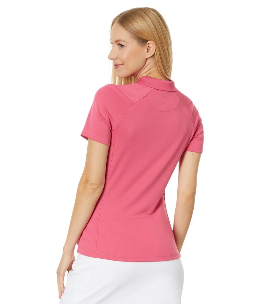 商品Callaway|SWING TECH™ Solid Knit Polo,价格¥338,第2张图片详细描述