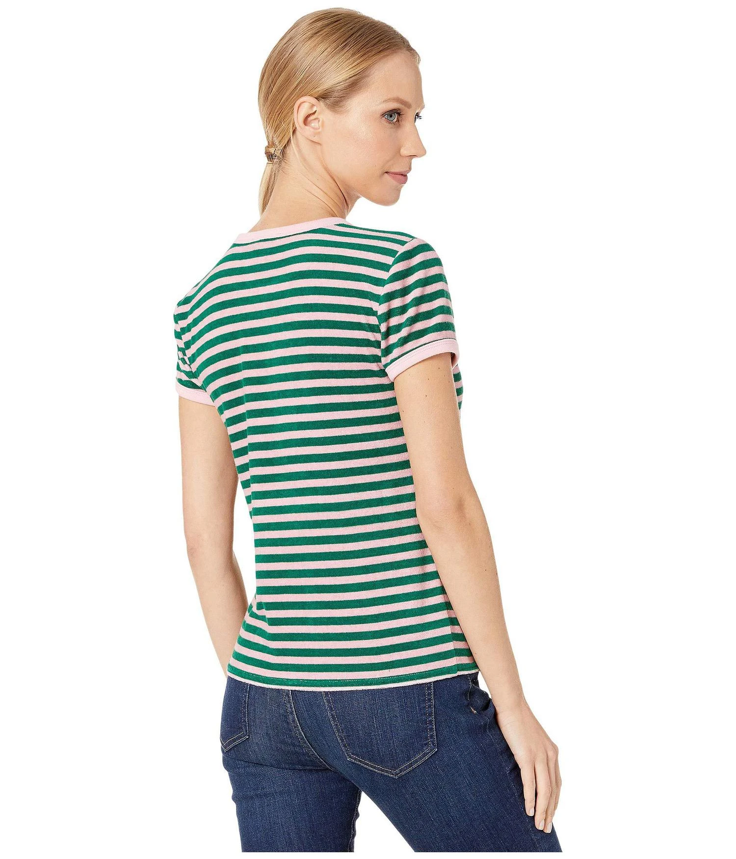 商品Juicy Couture|Striped Microterry Tee,价格¥110,第3张图片详细描述