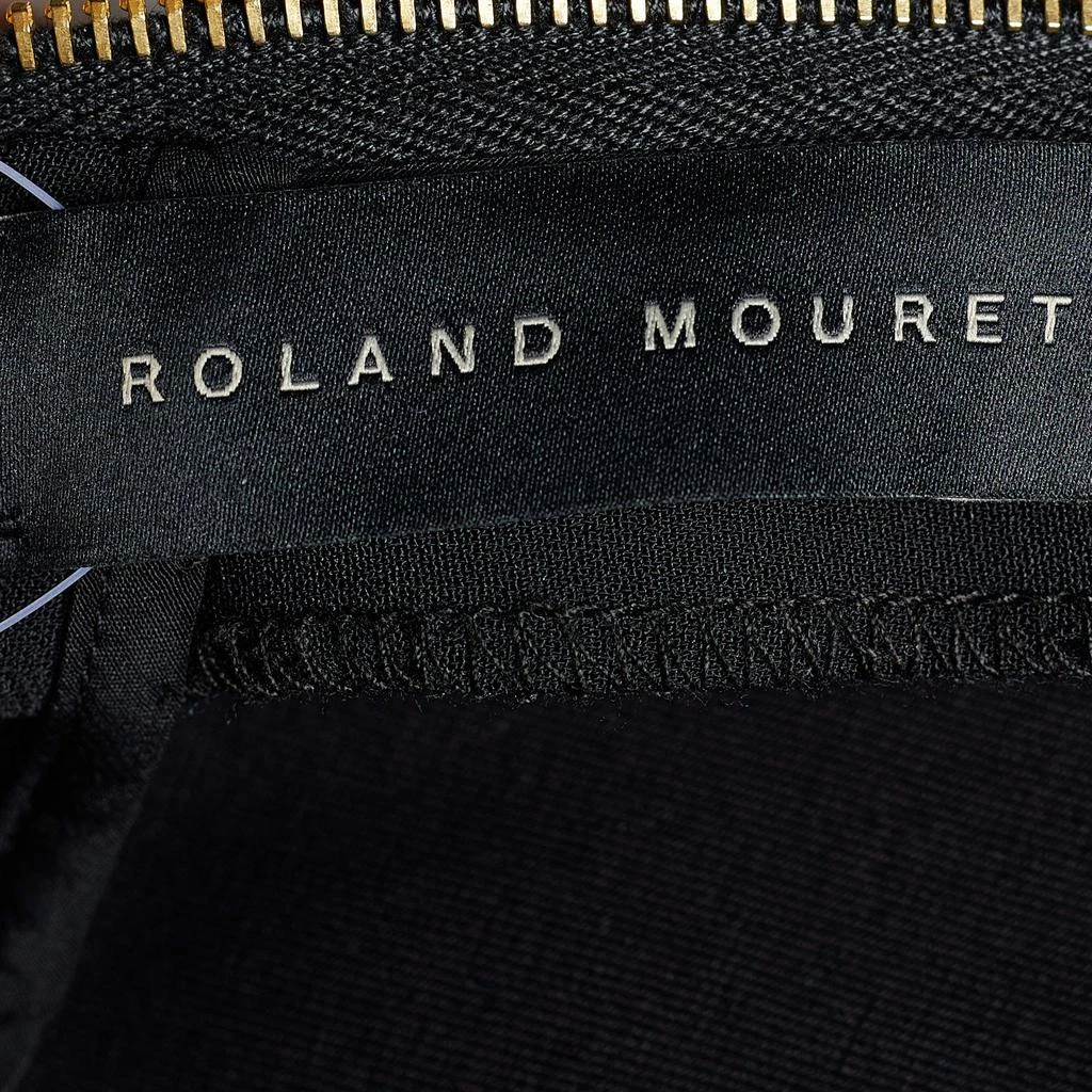 商品[二手商品] ROLAND MOURET|Roland Mouret Monochrome Stretch Crepe V Neck Sheath Dress M,价格¥2406,第4张图片详细描述
