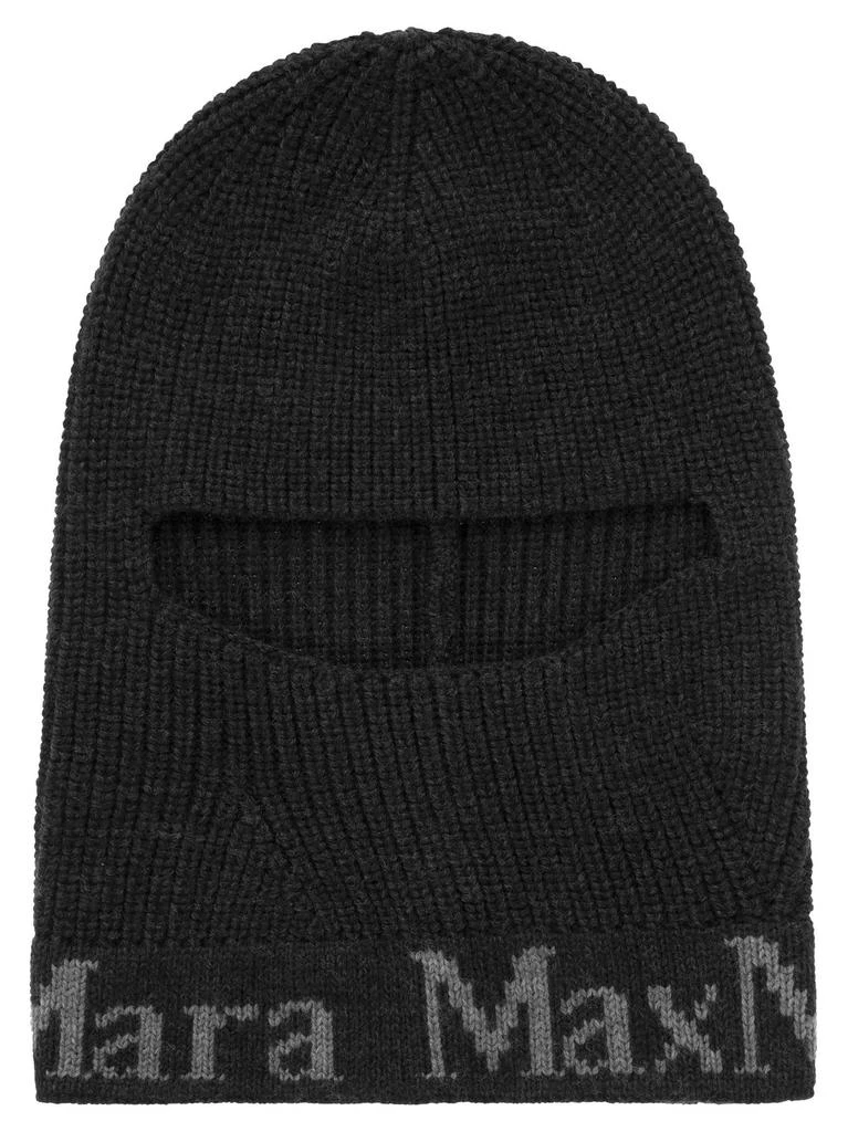 商品Max Mara|Max Mara Logo Intarsia Knitted Balaclava,价格¥568,第1张图片