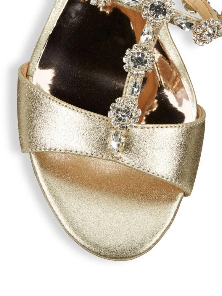 商品Badgley Mischka|Terry II Embellished Wedge Sandals,价格¥434,第3张图片详细描述