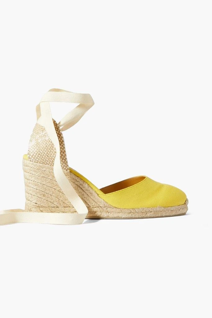 商品CASTAÑER|Carina 80 canvas wedge espadrilles,价格¥443,第1张图片