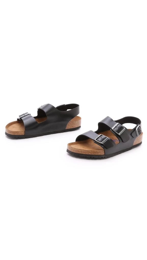 Birkenstock Amalfi Leather Soft Footbed Milano Sandals 商品