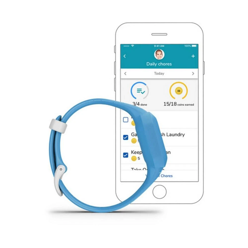 商品Garmin|Unisex Vívofit Jr. 3 Blue Stars Silicone Strap Smart Watch 200mm,价格¥668,第5张图片详细描述