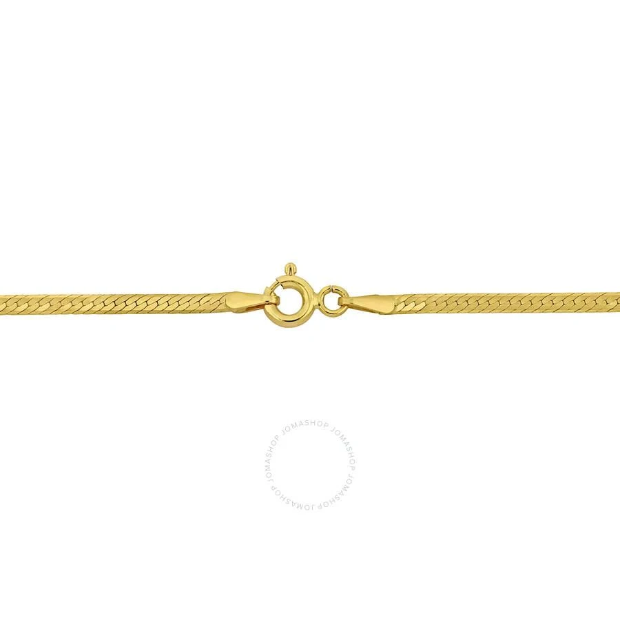 商品Amour|3.5mm Flex Herringbone Chain Bracelet In 10K Yellow Gold,价格¥1777,第2张图片详细描述
