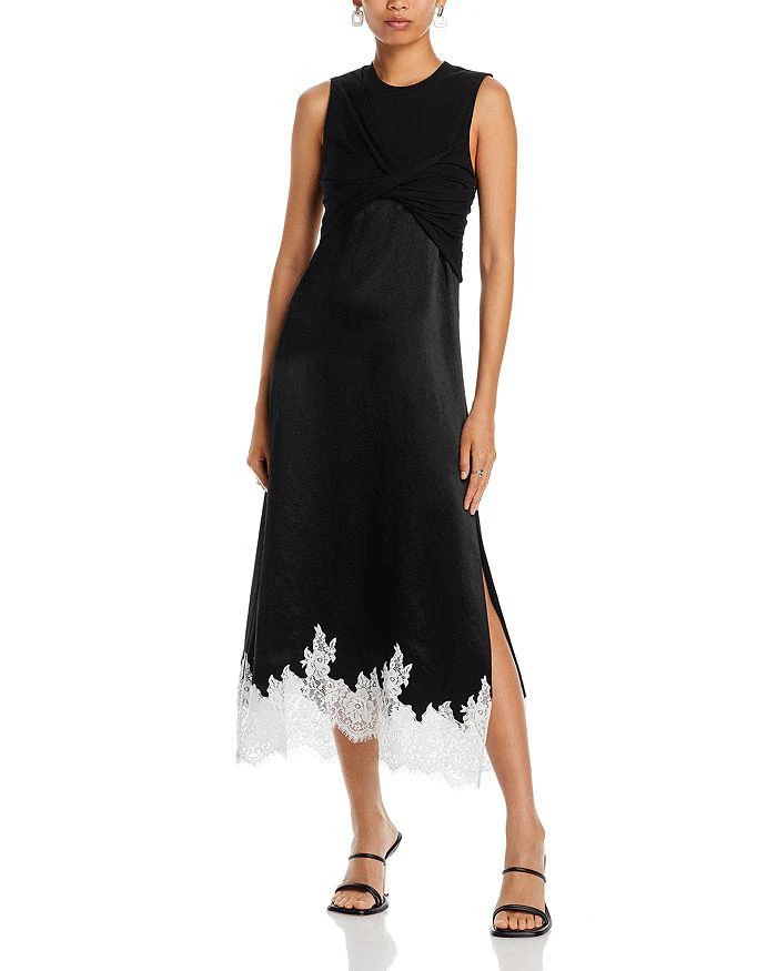 商品3.1 Phillip Lim|Mixed Media Maxi Slip Dress,价格¥2799,第1张图片