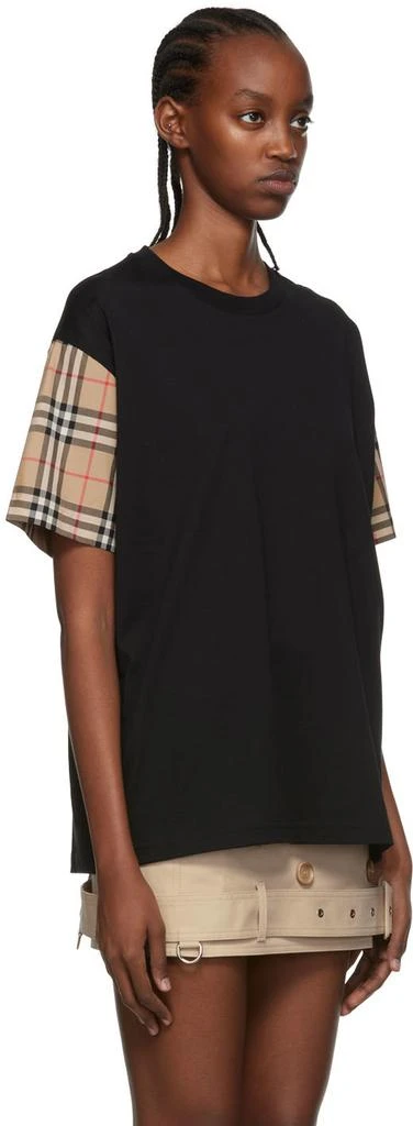 商品Burberry|黑色 Vintage Check T 恤,价格¥6208,第2张图片详细描述