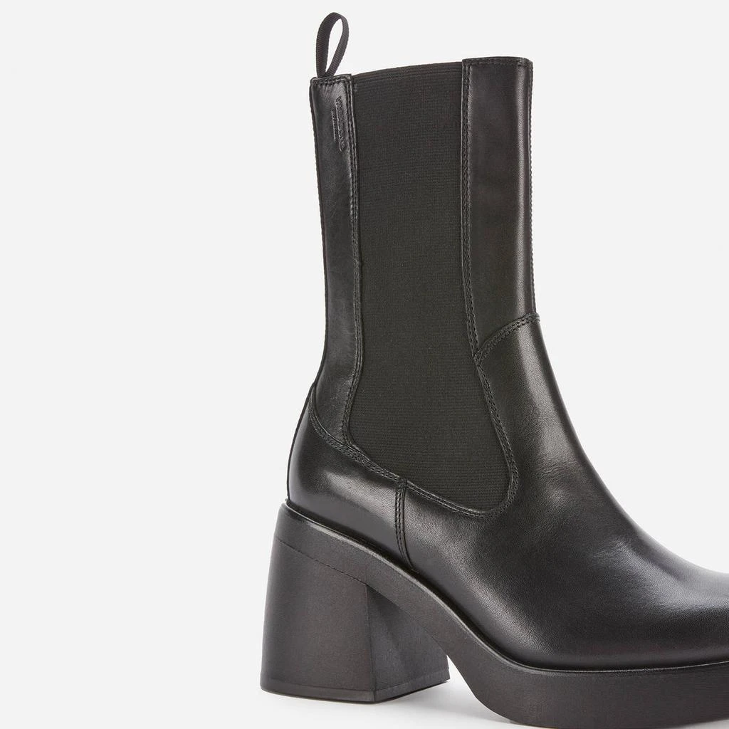 商品Vagabond|Vagabond Women's Brooke Leather Heeled Chelsea Boots - Black,价格¥478,第4张图片详细描述