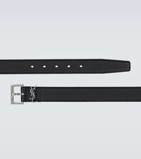 商品Yves Saint Laurent|Slim grained leather belt,价格¥4898,第4张图片详细描述