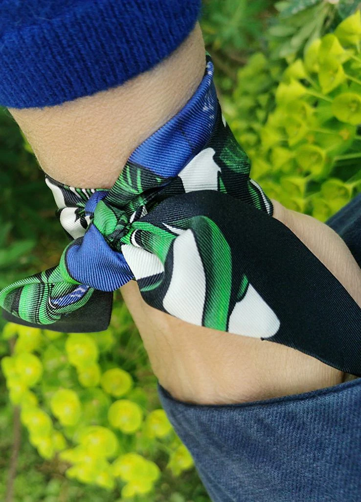 商品MAISON FETICHE|Hibiscus Blue & Green Fetish To Tie,价格¥635,第2张图片详细描述