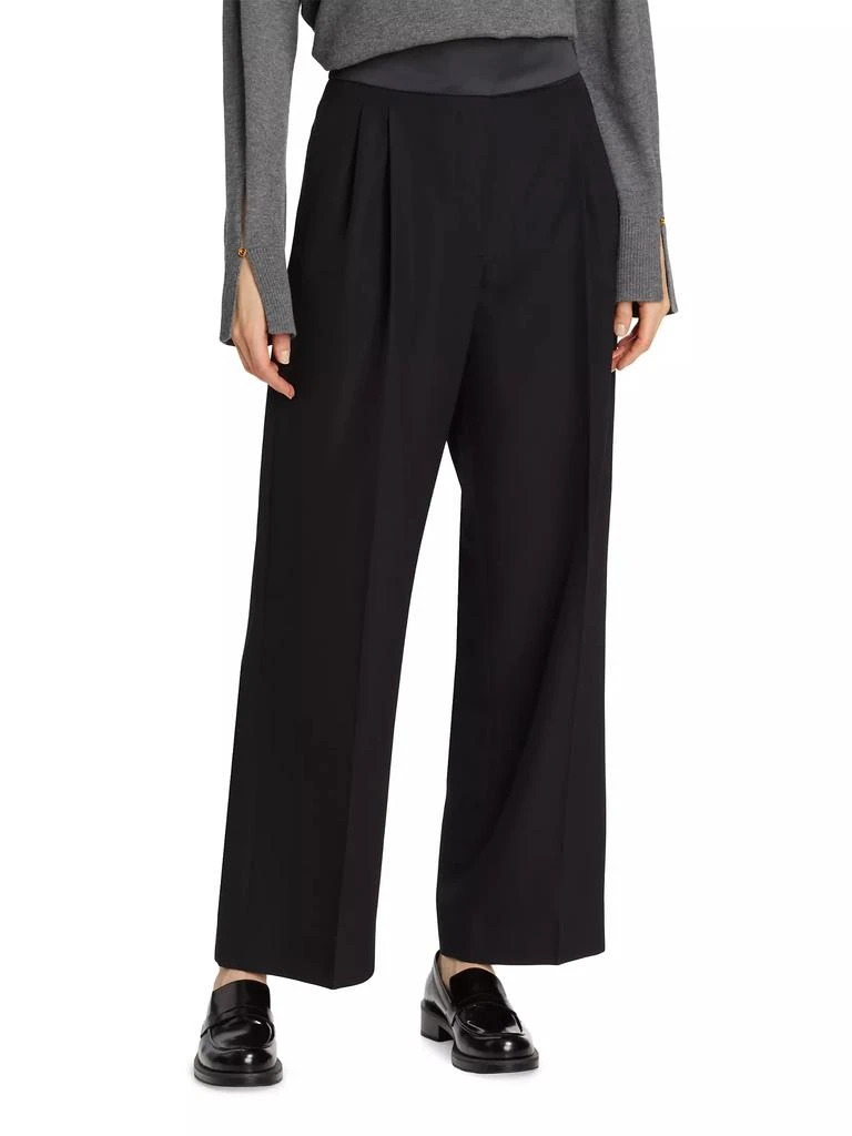 商品Stella McCartney|Tuxedo Wide-Leg Wool Trousers,价格¥3561,第3张图片详细描述