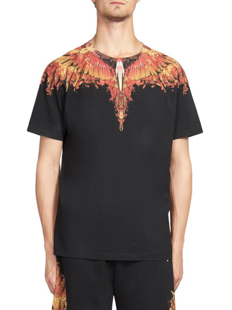 商品Marcelo Burlon|Flame Wing 短袖,价格¥572,第1张图片