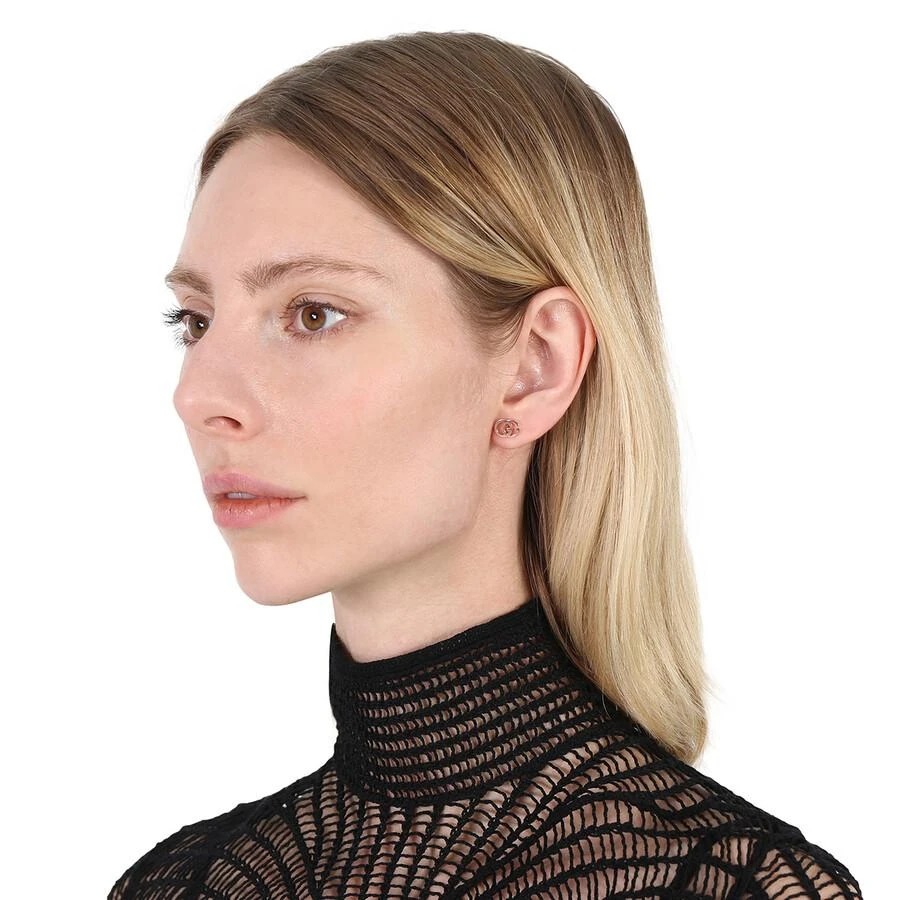 商品Gucci|Running Rose Gold Stud Earrings,价格¥4784,第2张图片详细描述