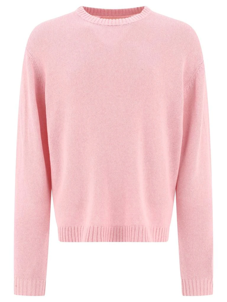 商品Stockholm Surfboard Club|Curved Logo Knitwear Pink,价格¥972,第1张图片