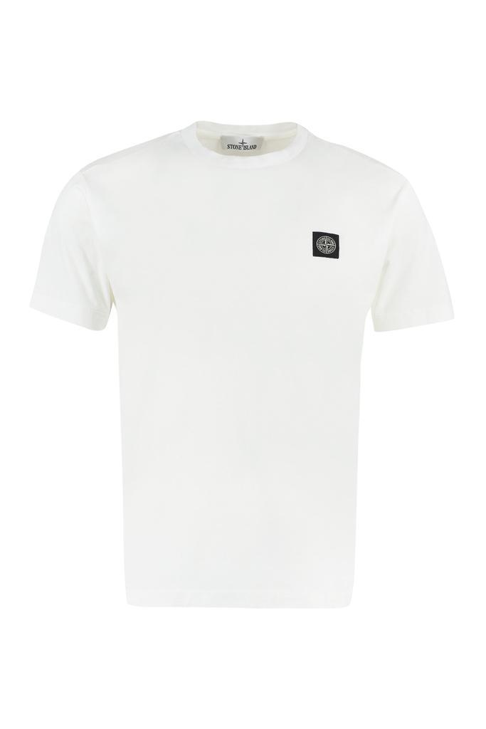 商品Stone Island|Stone Island Cotton Crew-neck T-shirt,价格¥1294,第1张图片