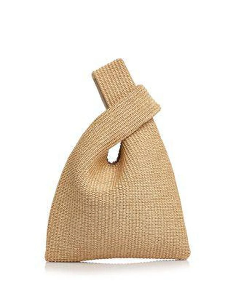 商品Arron|Raffia and Leather Crossover Bag,价格¥880,第1张图片