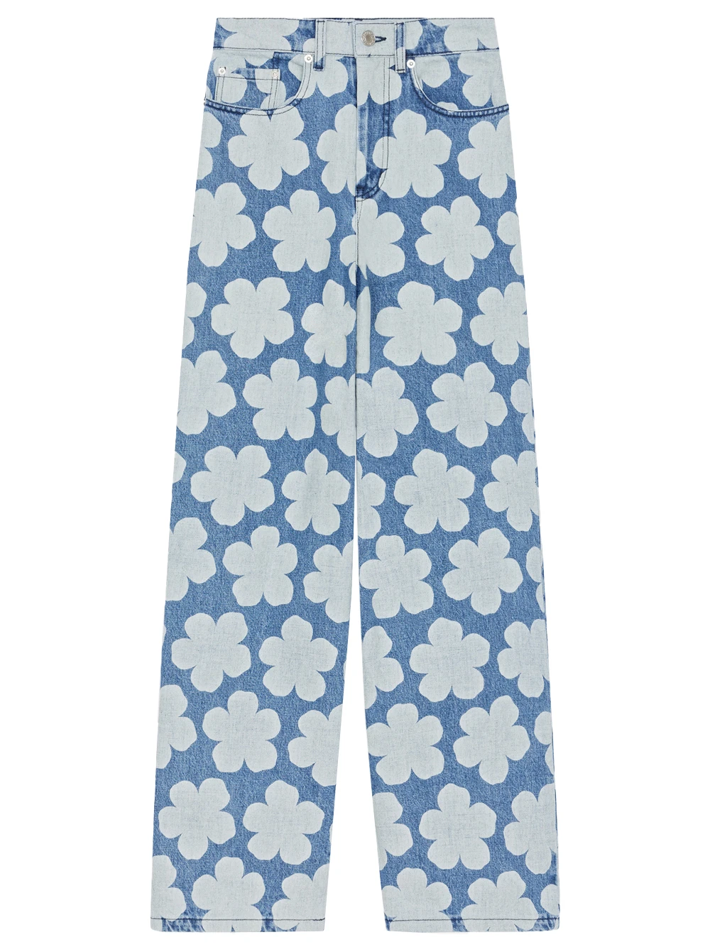 商品【商品预售7天】 Kenzo|Kenzo 女士牛仔裤 FC62DP2029FP67 浅蓝色,价格¥1680,第1张图片