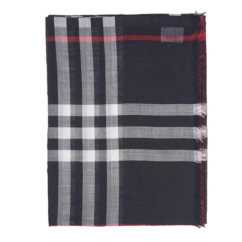 BURBERRY 格纹男士围巾 8015406 商品