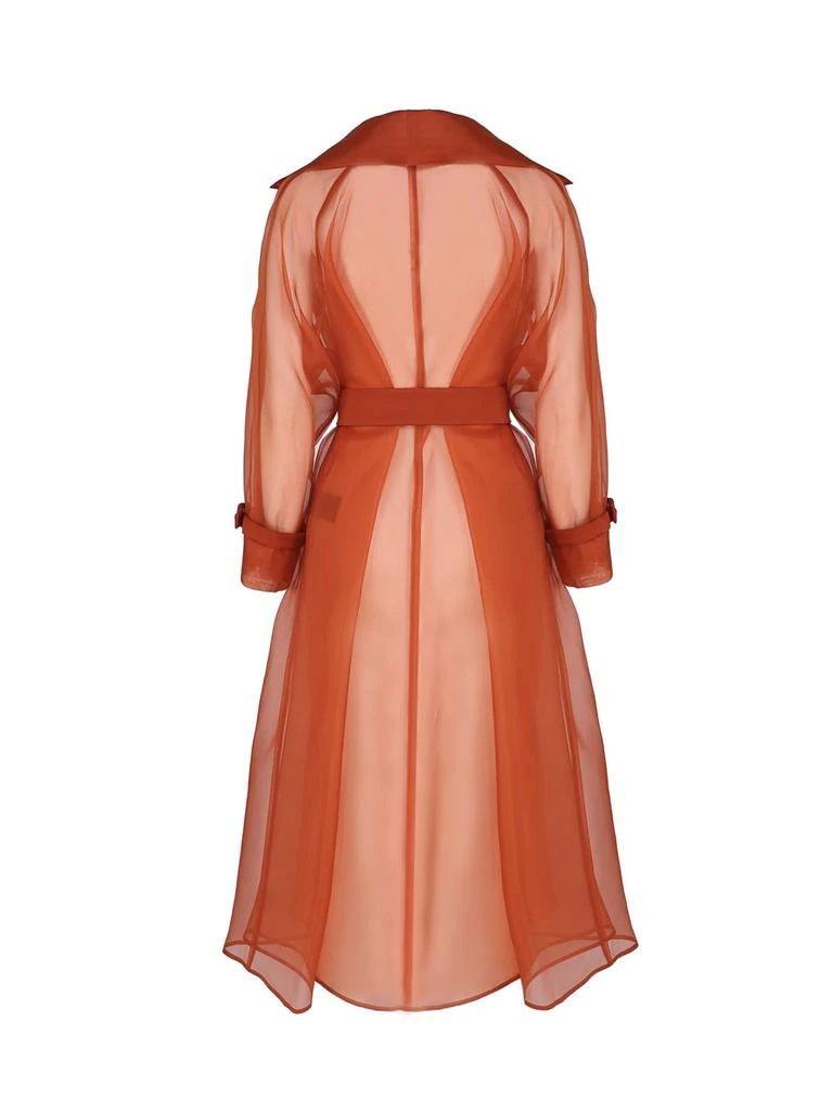 商品Max Mara|Max Mara Trench Rauche In Silk,价格¥7543,第3张图片详细描述