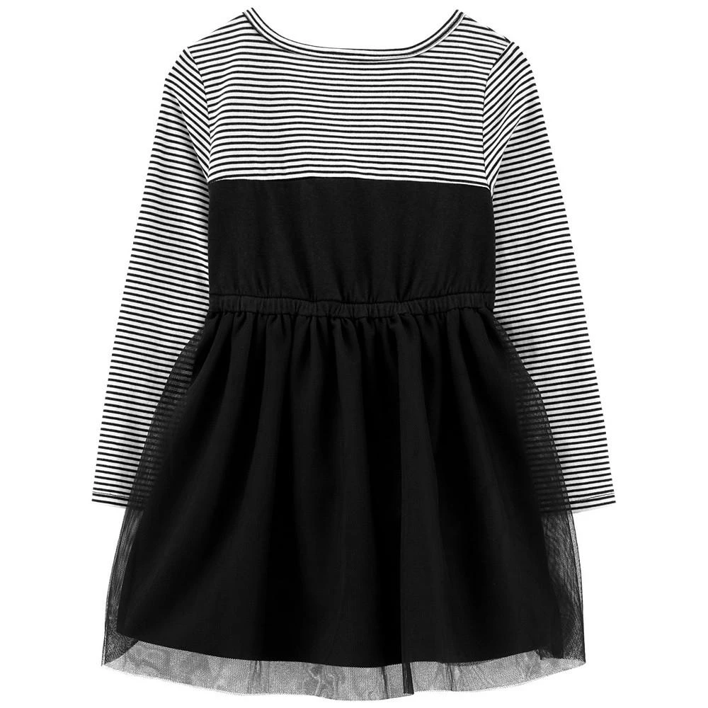 商品Carter's|Toddler Girls Long Sleeve Halloween Cat Tutu Dress,价格¥142,第2张图片详细描述