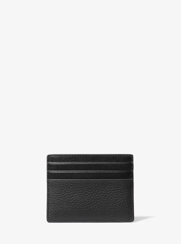 商品Michael Kors|Hudson Pebbled Leather Card Case,价格¥592,第2张图片详细描述