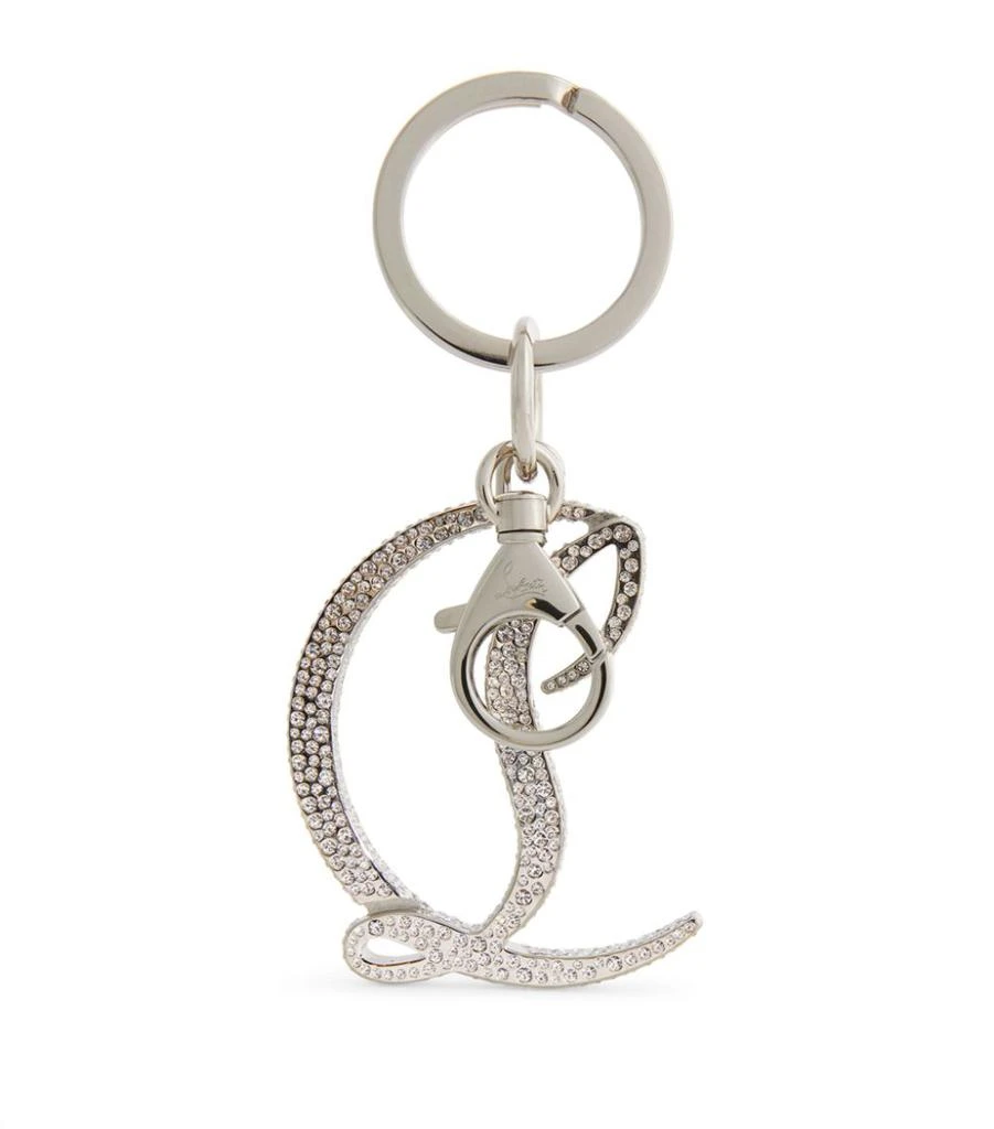 商品Christian Louboutin|CL Logo Strass Keyring,价格¥4901,第1张图片