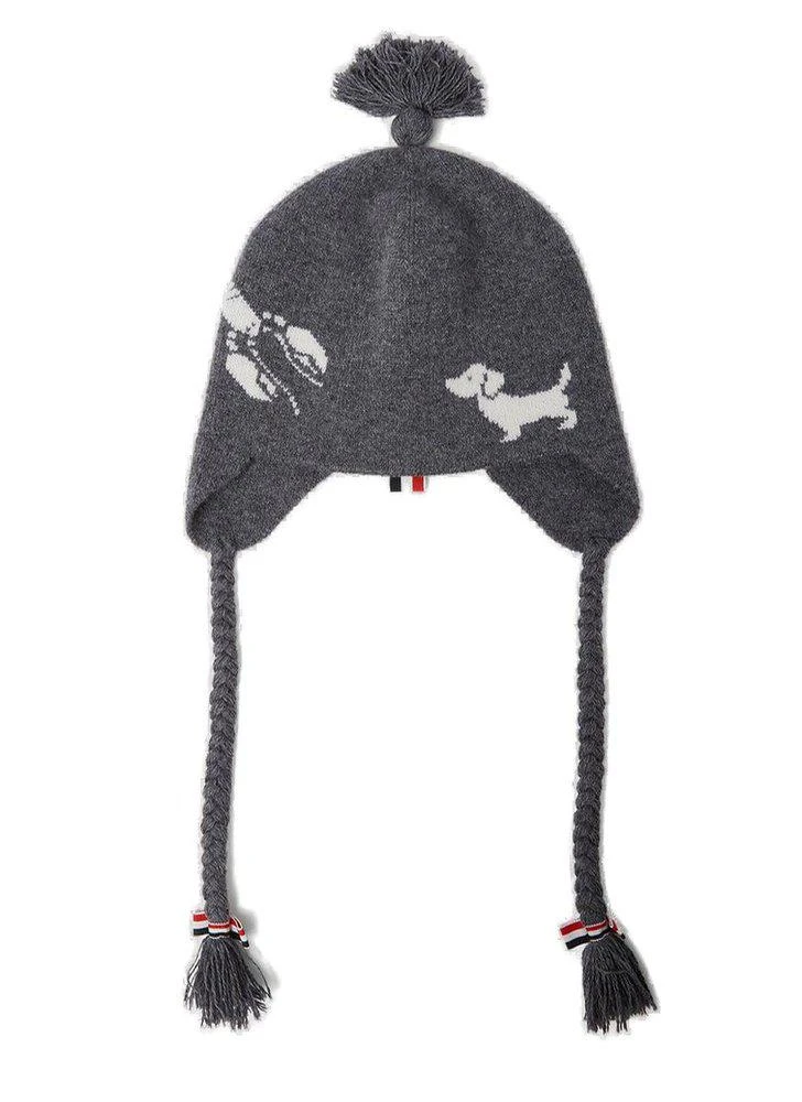 商品Thom Browne|Thom Browne Graphic Knit Beanie,价格¥2125,第1张图片