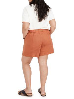 Linen-Blend Shorts商品第3张图片规格展示