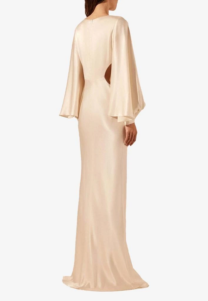 商品Shona Joy|La Lune Flared-Sleeve Maxi Dress with Cut-Out,价格¥4929,第3张图片详细描述