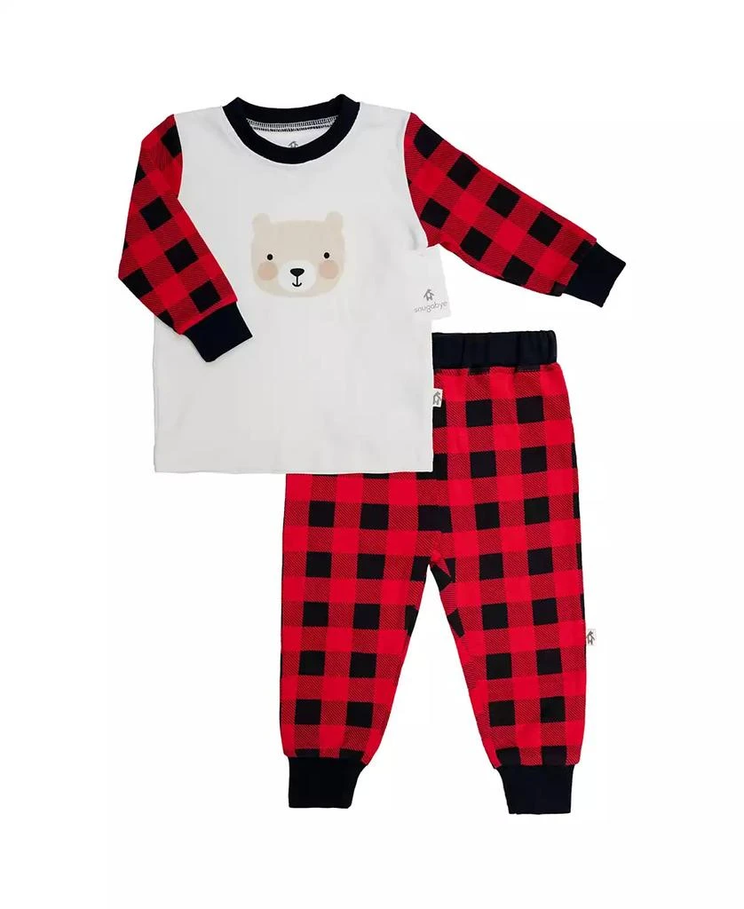 商品Snugabye|Baby Boys Buffalo Plaid Pajama, 2 Piece Set,价格¥201,第1张图片