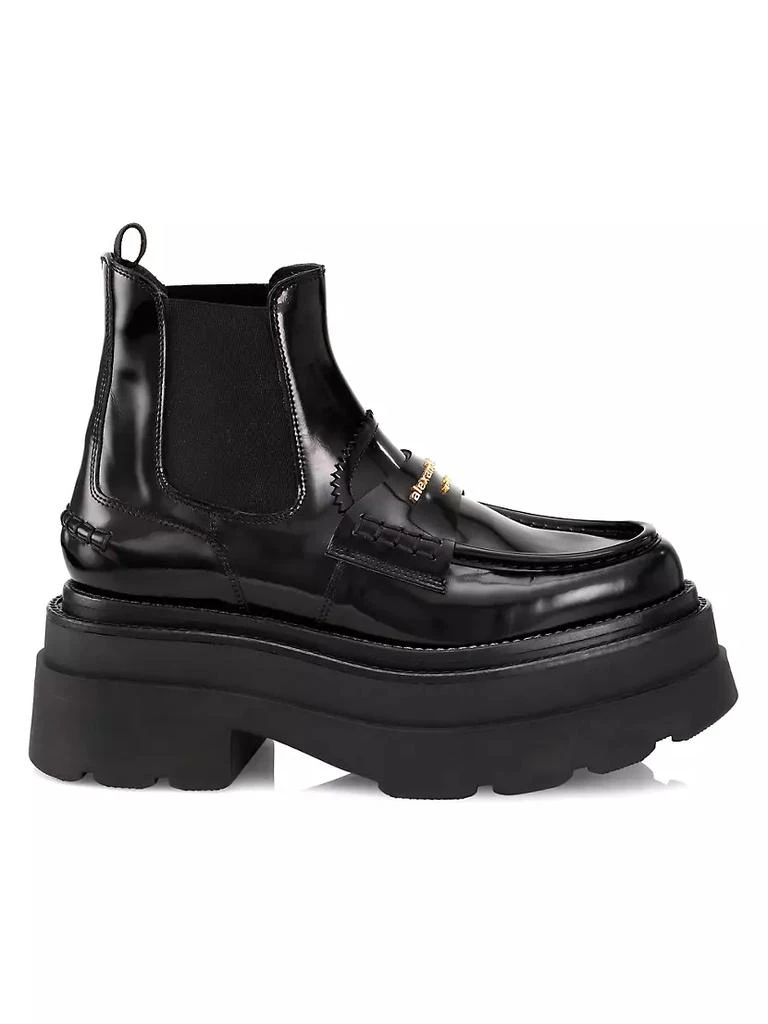 商品Alexander Wang|Carter Leather Platform Ankle Boots,价格¥5867,第1张图片