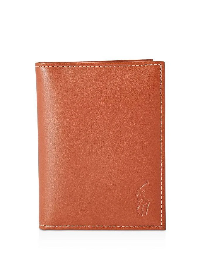 商品Ralph Lauren|Burnished Leather Window Billfold Wallet,价格¥630,第5张图片详细描述