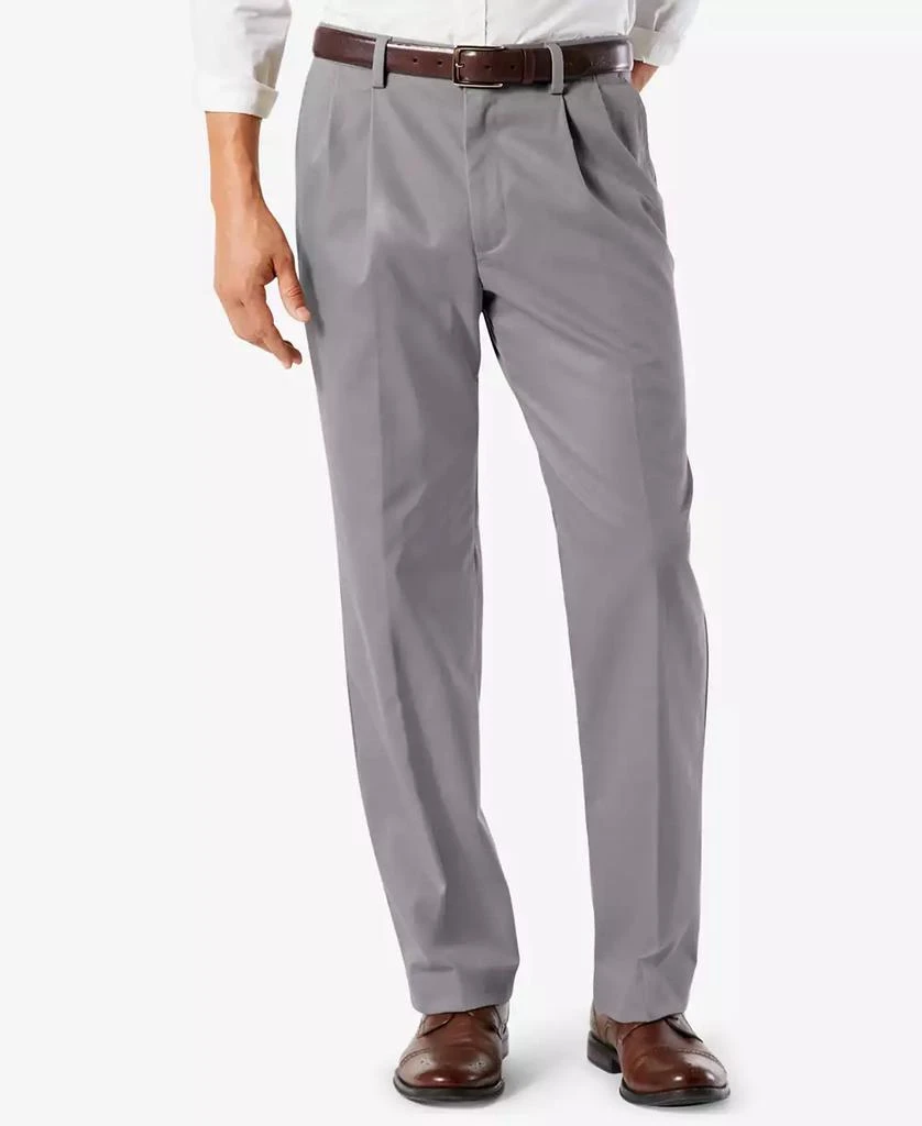 商品Dockers|Men's Easy Classic Pleated Fit Khaki Stretch Pants,价格¥388,第1张图片