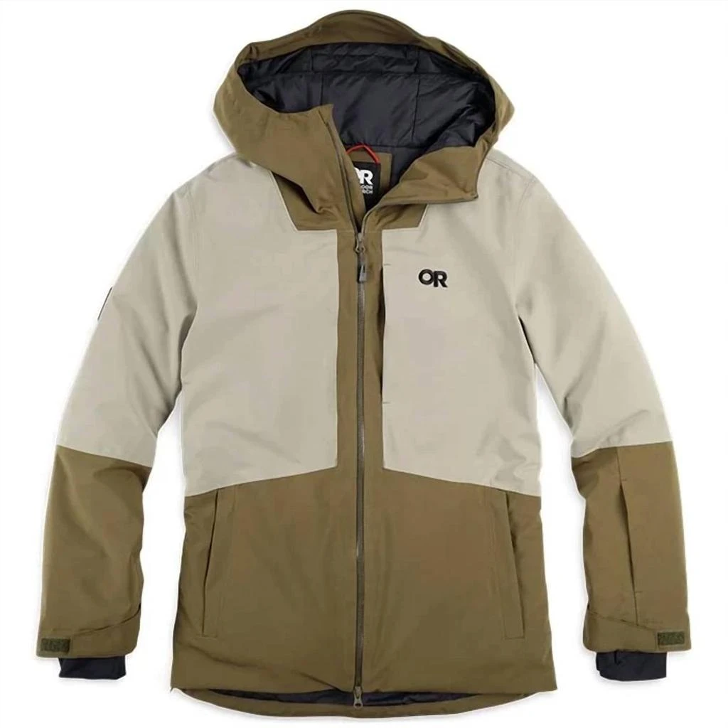 商品Outdoor Research|Men's Snowcrew Jacket In Loden,价格¥1807,第2张图片详细描述