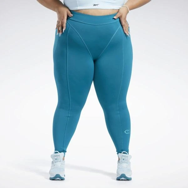 商品Reebok|Cardi B High-Rise Tights (Plus Size),价格¥294,第1张图片