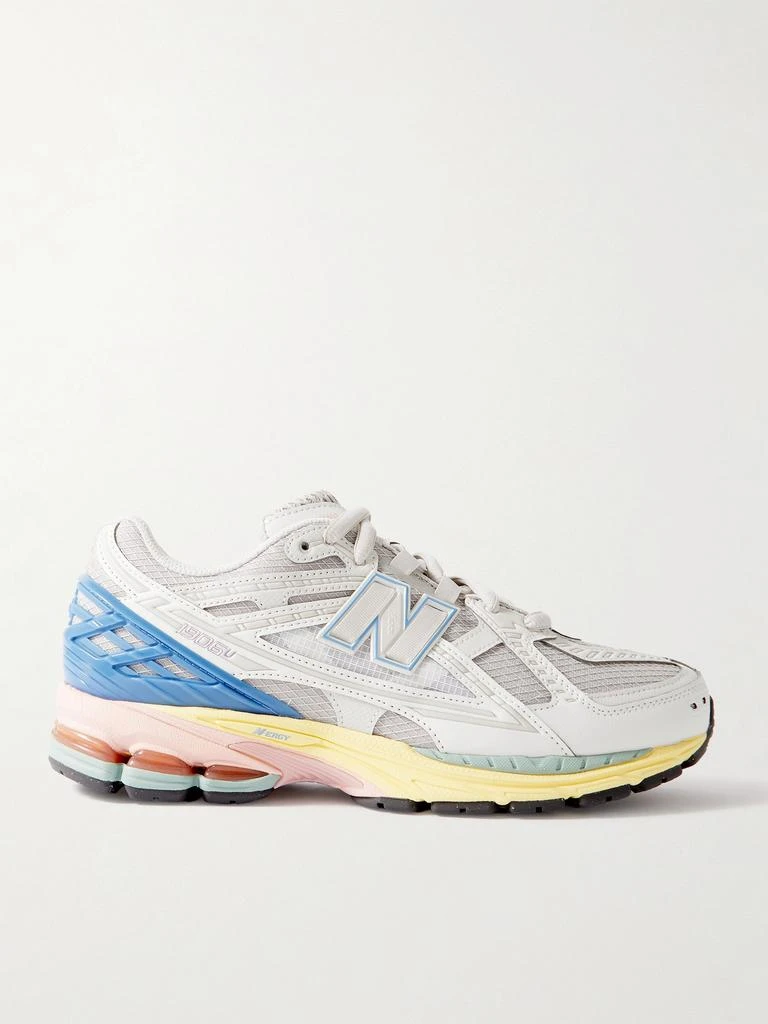 商品New Balance|1906 橡胶边饰人造皮革网眼运动鞋,价格¥652,第1张图片
